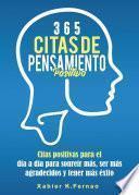 Libro 365 citas de pensamiento positivo