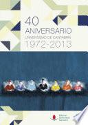 40 aniversario de la Universidad de Cantabria