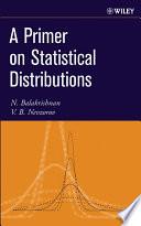 Libro A Primer on Statistical Distributions