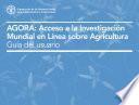 Libro AGORA: Acceso a la Investigación Mundial en Línea sobre Agricultura