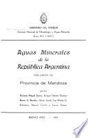 Aguas minerales de la República argentina ...