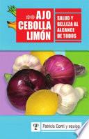 Libro Ajo, cebolla y limón