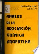 Anales de la Asociación química argentina