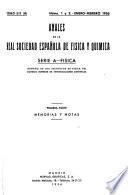 Anales de la Real Sociedad Española de Física y Química