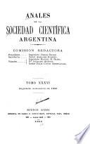 Libro Anales de la Sociedad Científica Argentina
