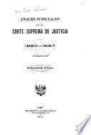 Anales judiciales de la Corte Suprema de Justicia