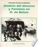 Análisis del discurso y Paremias en H. de Balzac
