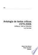 Antología de textos críticos 1979-2006