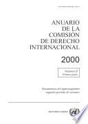 Anuario de la Comisión de Derecho Internacional 2000, Vol.II, Parte 1