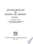 Anuario mexicano de historia del derecho