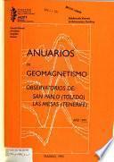 Anuarios de geomagnetismo