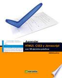 Libro Aprender HTML5, CSS3 y Javascript con 100 ejerecios