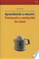 Libro Aprendiendo a resumir