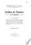 Archivo de ciencias de la educación ...