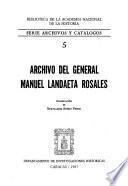 Archivo del general Manuel Landaeta Rosales