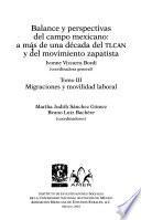Balance y perspectivas del campo mexicano: Migraciones y movilidad laboral