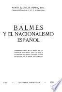 Balmes y el nacionalismo español