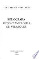 Bibliografía crítica y antológica de Velázquez