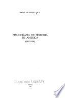 ... Bibliografía de historia de América (1937-1938)