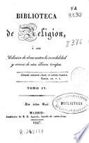Biblioteca de religión: (1827. 388 p.)