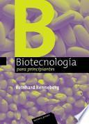 Libro Biotecnología para principiantes