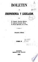 Boletín de jurisprudencia y legislación