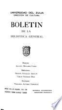 Boletín de la Biblioteca General