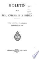 Libro Boletín de la Real Academia de la Historia