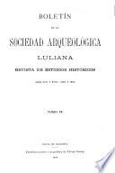 Boletín de la Sociedad Arqueológica Luliana