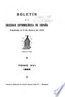 Boletín de la Sociedad Entomológica de España