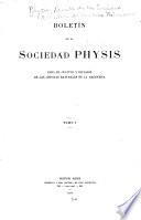 Boletín de la Sociedad Physis