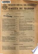 Boletín oficial del estado: Gaceta de Madrid