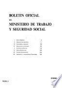 Boletin oficial del Ministerio de Trabajo