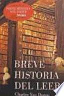 Libro Breve historia del leer