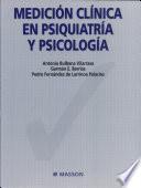 Bulbena, A., Medición clínica en psiquiatría y psicología ©2000 Últ. Reimpr. 2003