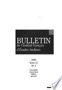 Bulletin de L'Institut Français D'études Andines
