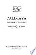 Calimaya, monografía municipal
