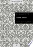 Libro Cantadas humanas