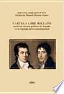 Libro Cartas a Lord Holland sobre los sucesos políticos de España en la segunda época constitucional