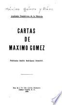 Cartas de Máximo Gómez