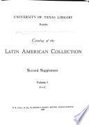 Catalog of the Latin American Collection