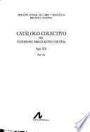 Libro Catálogo colectivo del patrimonio bibliográfico español: Arc-Az