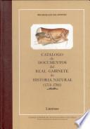 Catalogo de documentos del Real Gabinete de Historia Natural (1752-1786: Láminas