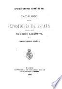 Catalogo de los expositores de Espana