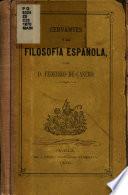 Cervantes y la filosofía española