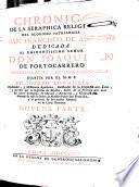 Chronica de la seraphica religion del glorioso patriarcha San Francisco de Assis ...