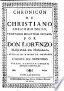 Chronicon ... traducido de Latin en Español, por Don L. Martinez de Marcilla