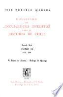 Colección de documentos inéditos para la historia de Chile