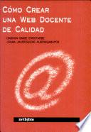 Libro Como crear una web docente de calidad / How to Create a Quality Teacher Web