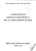 Concepción lógico-lingüística de la documentación